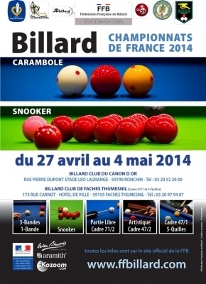 Tour de France im Billard - Französische Meisterschaften