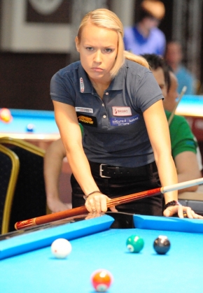 US Pool Billiard Jasmin Ouschan ousts Gray 9-Ball - Eurotour - Kyrenia ...