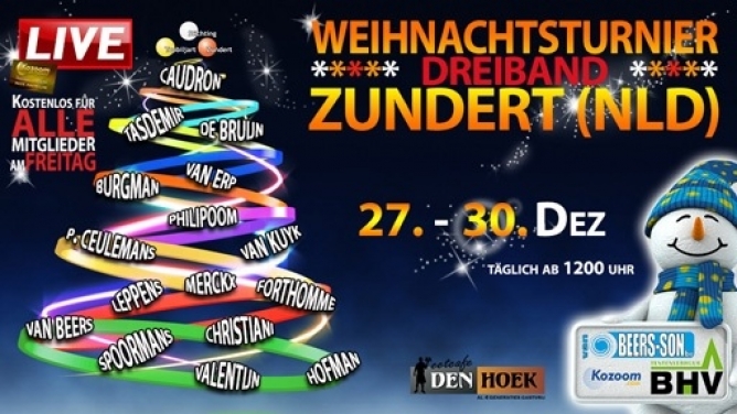 Weihnachtsturnier in Zundert mit großer Tradition