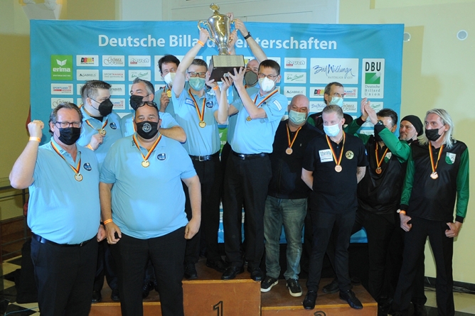 Weywiesen vor Weywiesen 2 - DBU Teampokal endet mit Vereinsduell