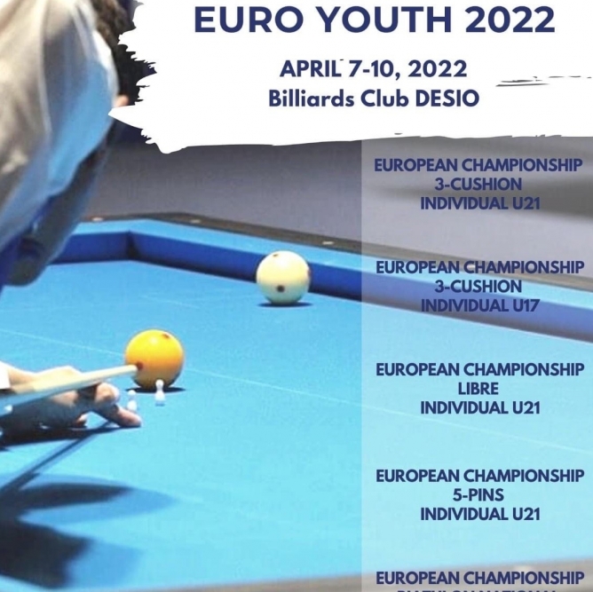 Euro Youth in Desio (Italien) ab morgen LIVE mit 7 DBU-Jugendlichen